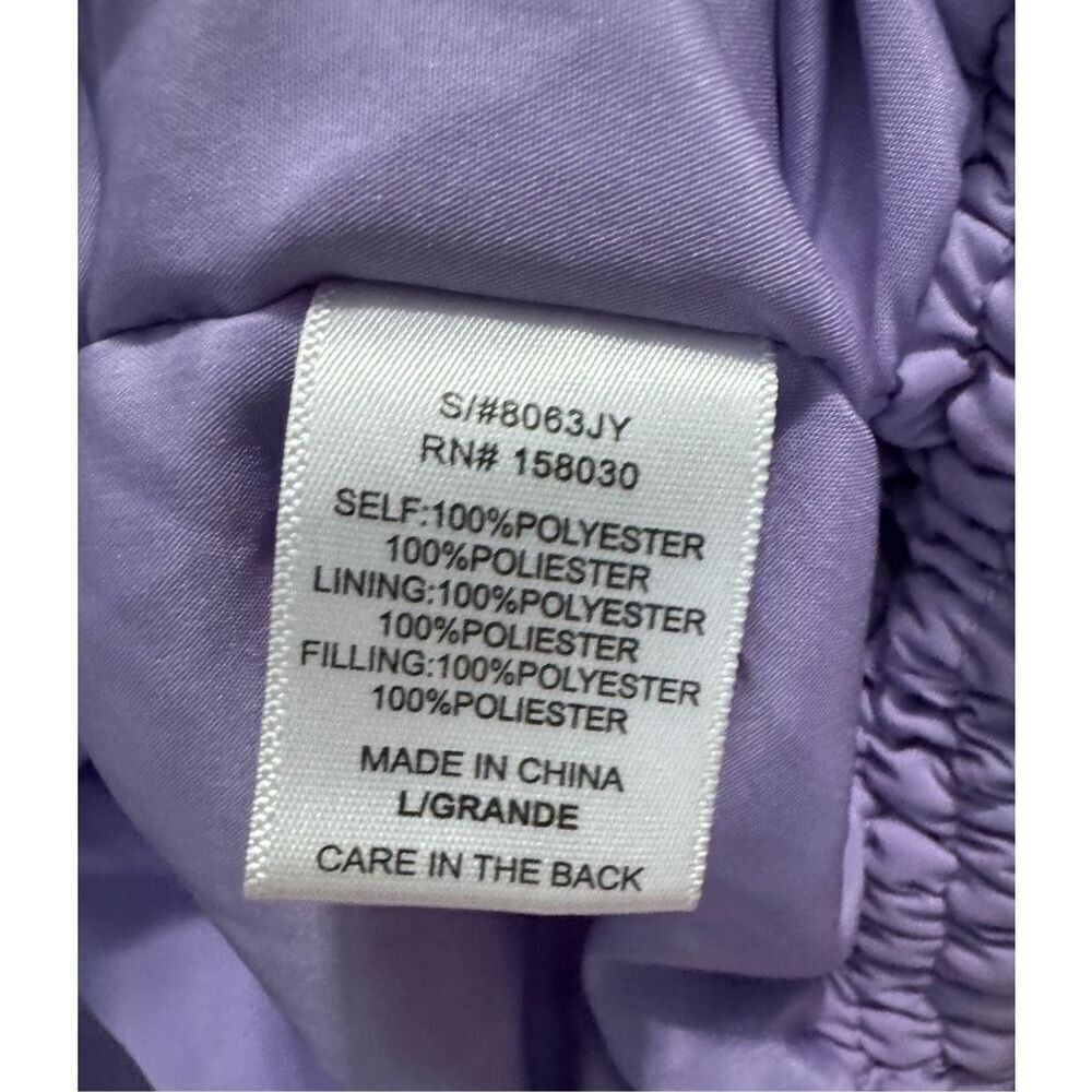 Judith March Purple Puffer Jacket - Picture 8 of 8
